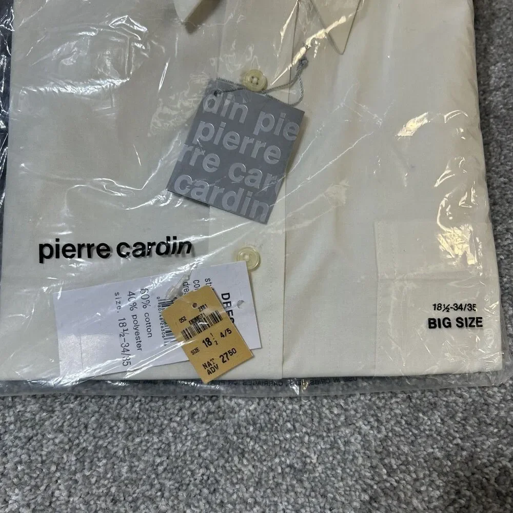 LOT - 3 Dress Shirts 18.5 Neck Oleg Cassini Pierre Cardin 34/35 Brigadier 36/37 - Picture 10 of 11